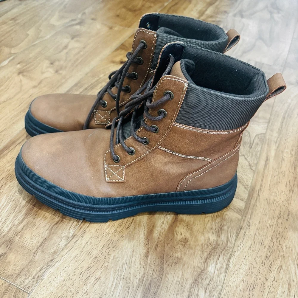 Bruno Marc Insulated Winter Snow Boots • Men’s 8 • Brown/Black • Great Condition